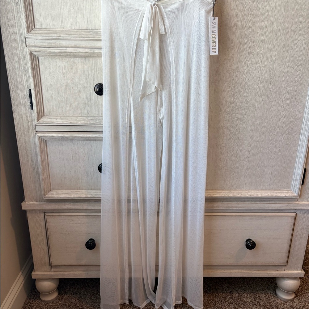 White Sheer Cover-Up